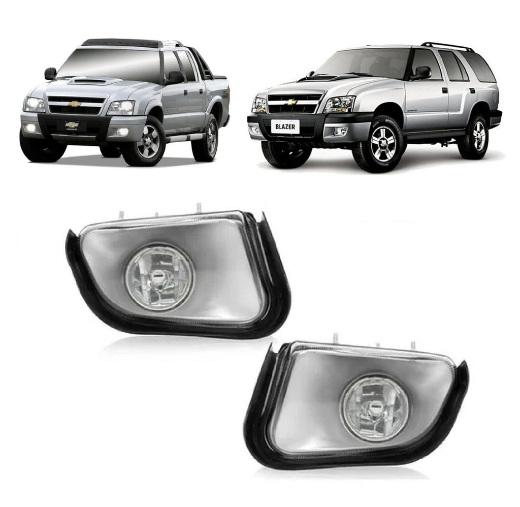 Par Farol de Milha para S10/Blazer 2001 A 2011 de Neblina Auxiliar